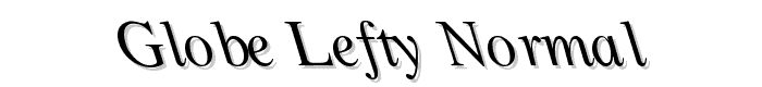 Globe Lefty Normal font
